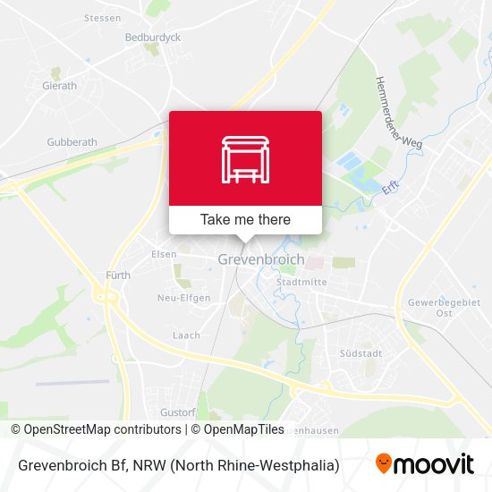 Карта Grevenbroich Bf