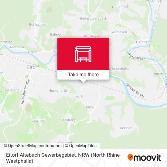 Карта Eitorf Altebach Gewerbegebiet