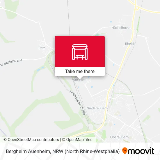 Bergheim Auenheim map