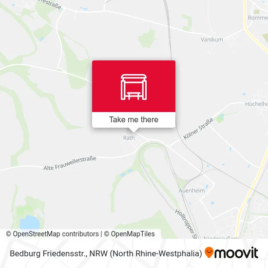 Bedburg Friedensstr. map