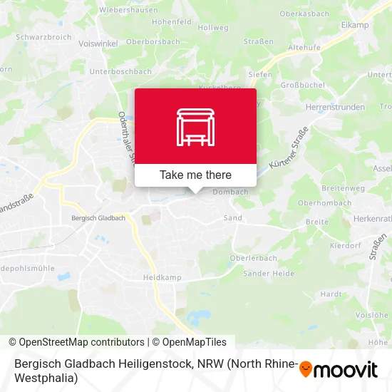 Карта Bergisch Gladbach Heiligenstock