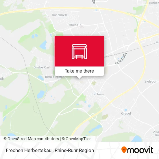 Карта Frechen Herbertskaul