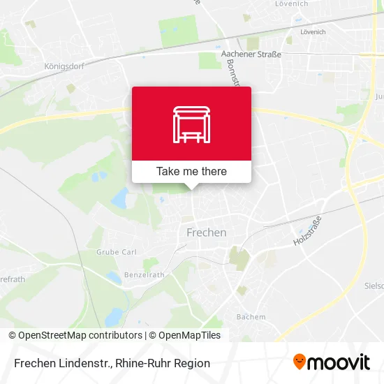 Карта Frechen Lindenstr.