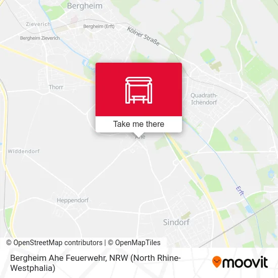 Bergheim Ahe Feuerwehr map