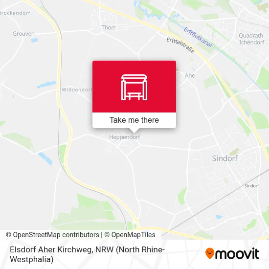 Elsdorf Aher Kirchweg map