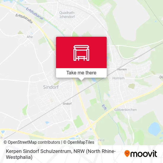 Карта Kerpen Sindorf Schulzentrum