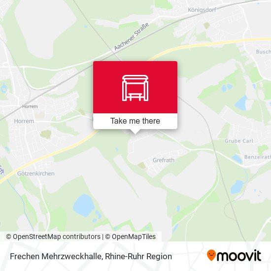 Frechen Mehrzweckhalle map