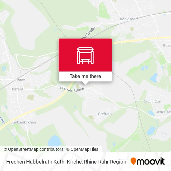Карта Frechen Habbelrath Kath. Kirche