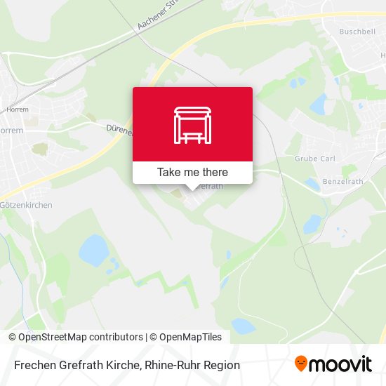 Frechen Grefrath Kirche map