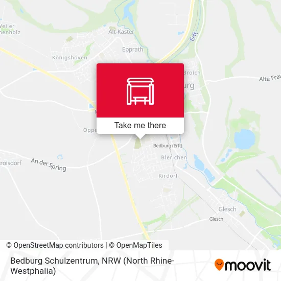 Bedburg Schulzentrum map