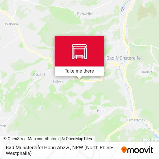 Карта Bad Münstereifel Hohn Abzw.