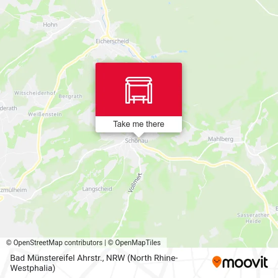 Карта Bad Münstereifel Ahrstr.
