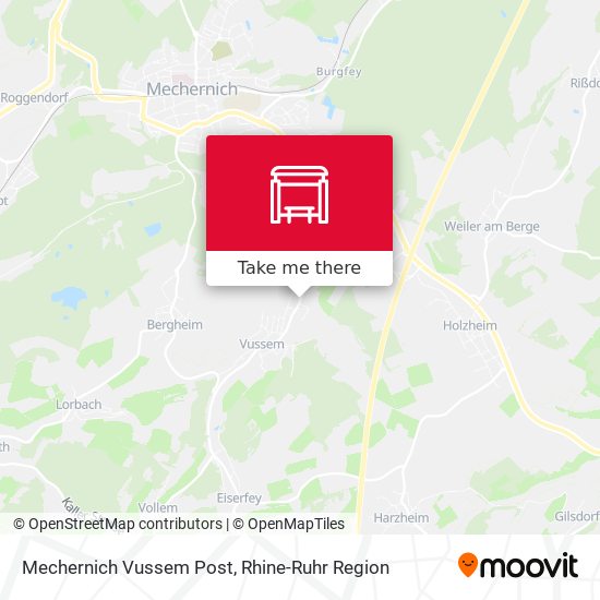 Mechernich Vussem Post map