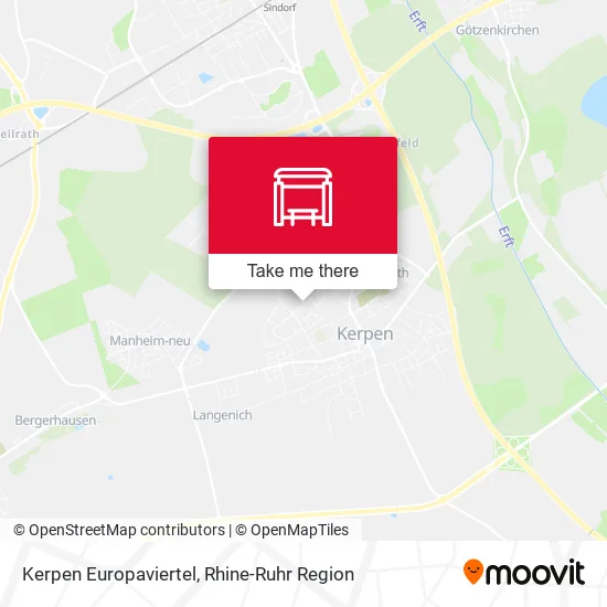 Карта Kerpen Europaviertel