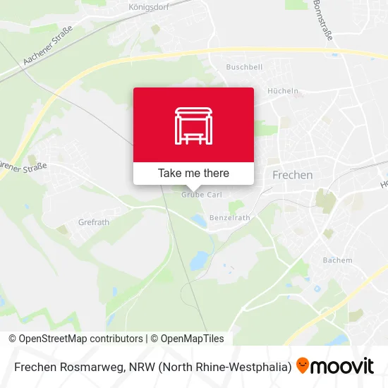 Карта Frechen Rosmarweg