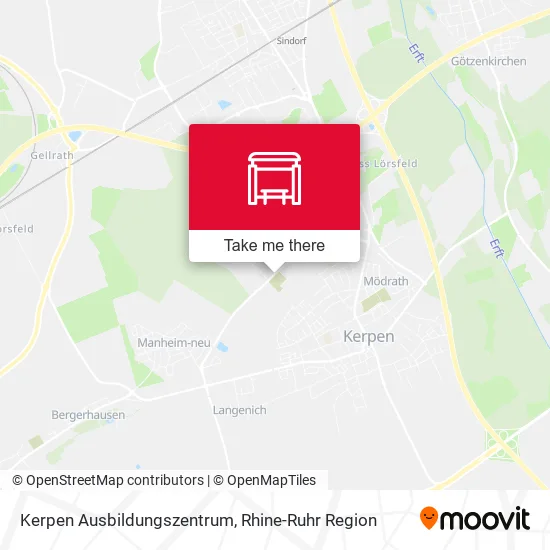 Карта Kerpen Ausbildungszentrum