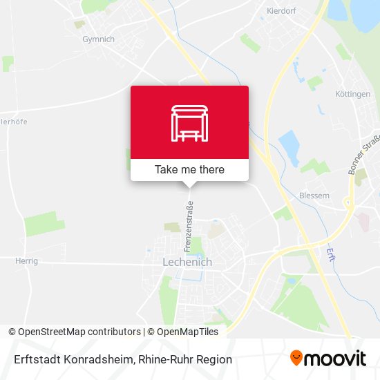 Erftstadt Konradsheim map