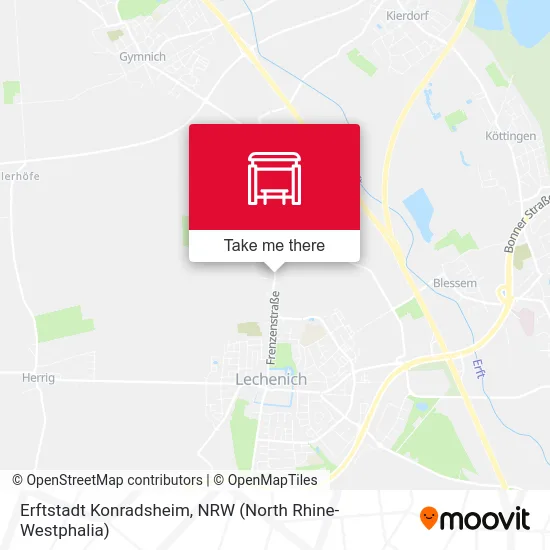 Erftstadt Konradsheim map