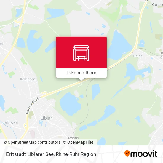 Карта Erftstadt Liblarer See
