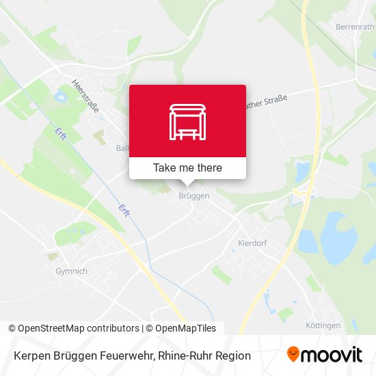 Kerpen Brüggen Feuerwehr map