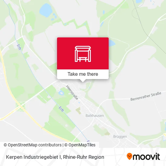 Карта Kerpen Industriegebiet I