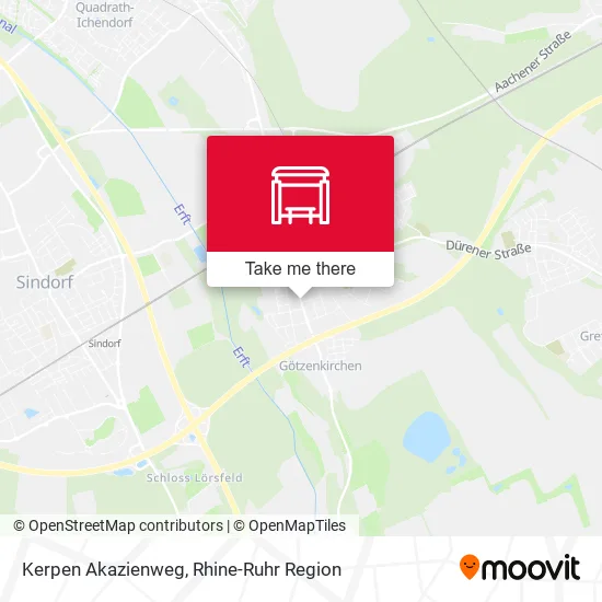 Карта Kerpen Akazienweg