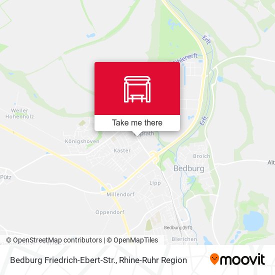 Bedburg Friedrich-Ebert-Str. map