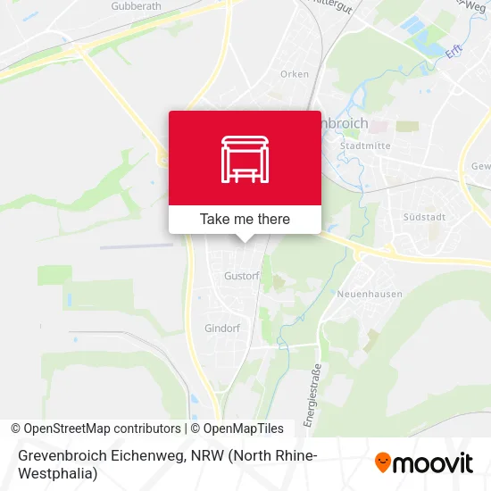 Карта Grevenbroich Eichenweg