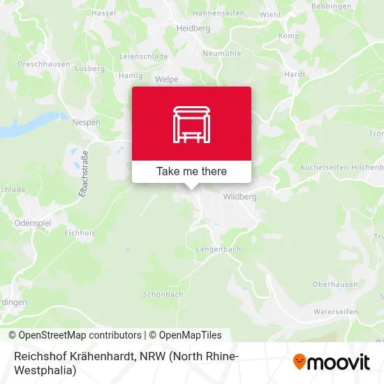 Reichshof Krähenhardt map