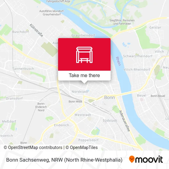 Карта Bonn Sachsenweg