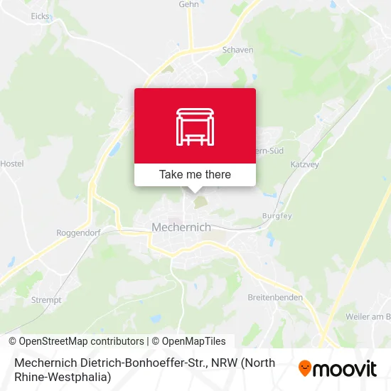 Карта Mechernich Dietrich-Bonhoeffer-Str.