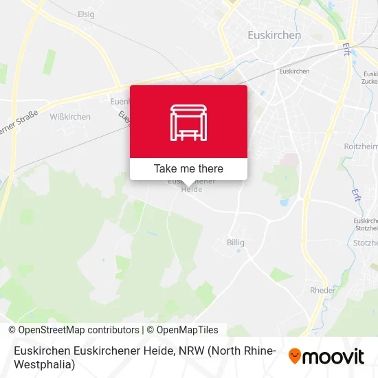 Карта Euskirchen Euskirchener Heide