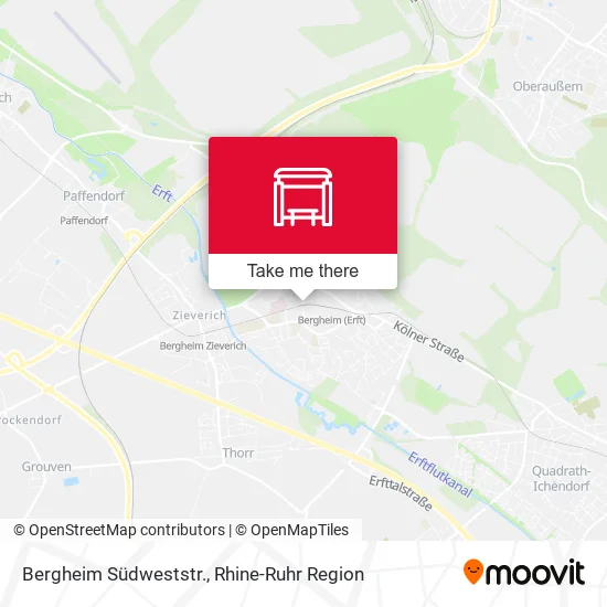 Карта Bergheim Südweststr.