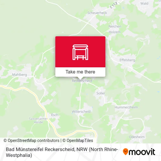 Карта Bad Münstereifel Reckerscheid