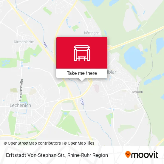 Карта Erftstadt Von-Stephan-Str.