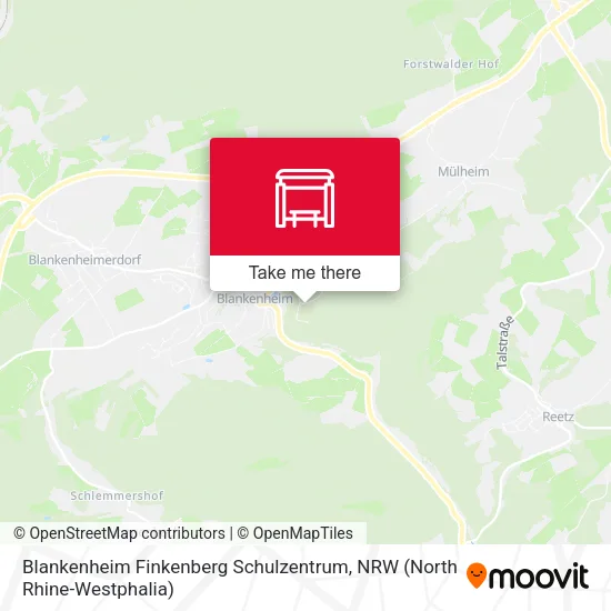 Карта Blankenheim Finkenberg Schulzentrum