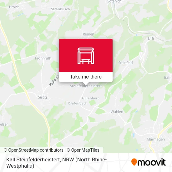 Карта Kall Steinfelderheistert