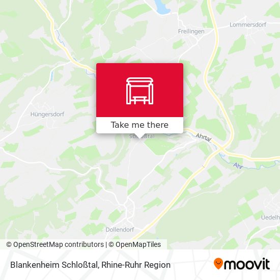 Blankenheim Schloßtal map