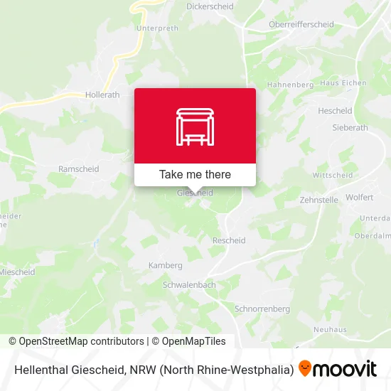 Hellenthal Giescheid map