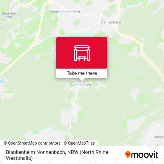 Карта Blankenheim Nonnenbach