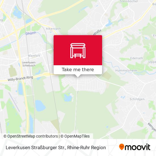 Leverkusen Straßburger Str. map