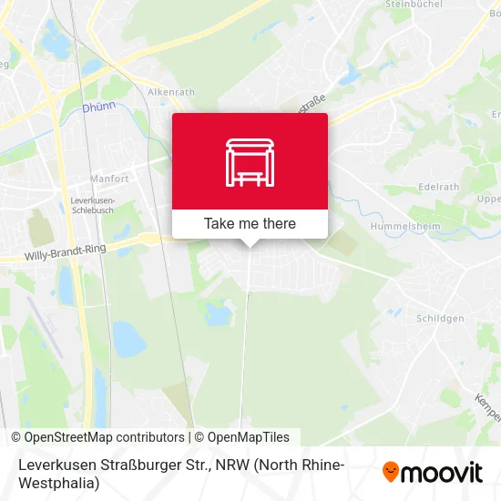 Карта Leverkusen Straßburger Str.