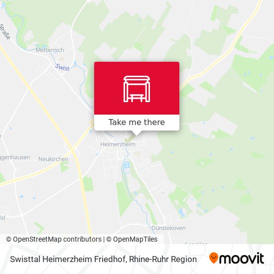 Swisttal Heimerzheim Friedhof map