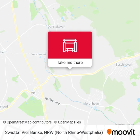 Карта Swisttal Vier Bänke