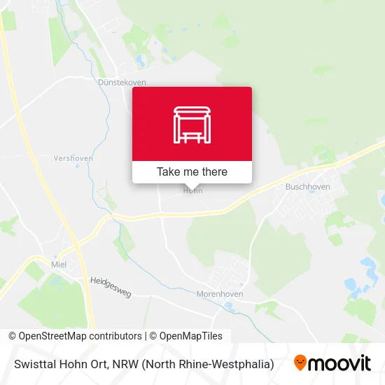 Карта Swisttal Hohn Ort