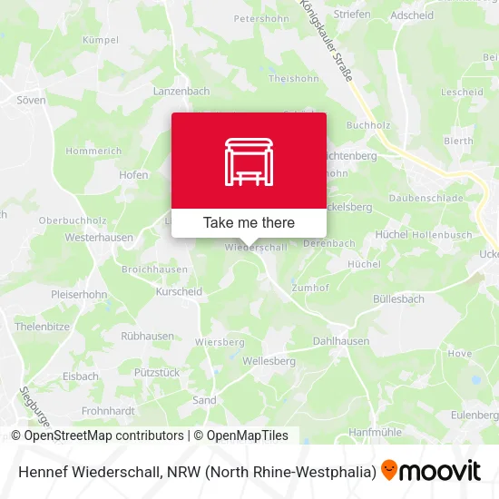 Карта Hennef Wiederschall