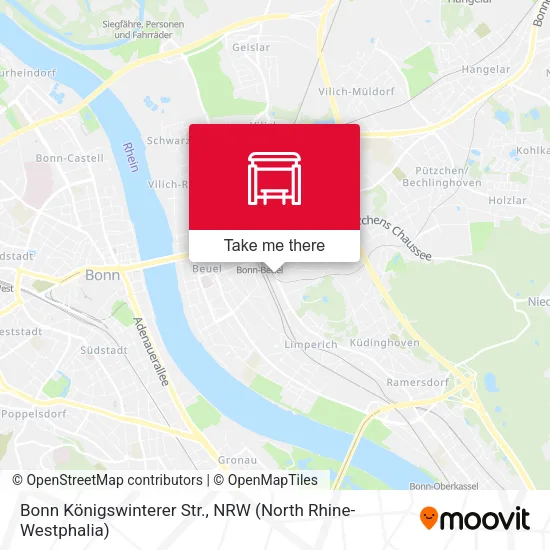 Карта Bonn Königswinterer Str.