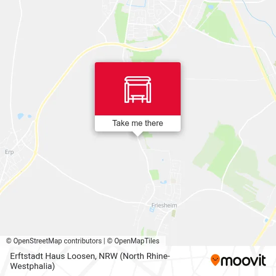 Erftstadt Haus Loosen map