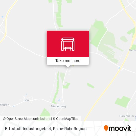 Erftstadt Industriegebiet map