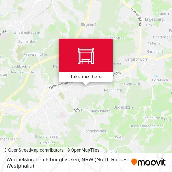 Wermelskirchen Elbringhausen map